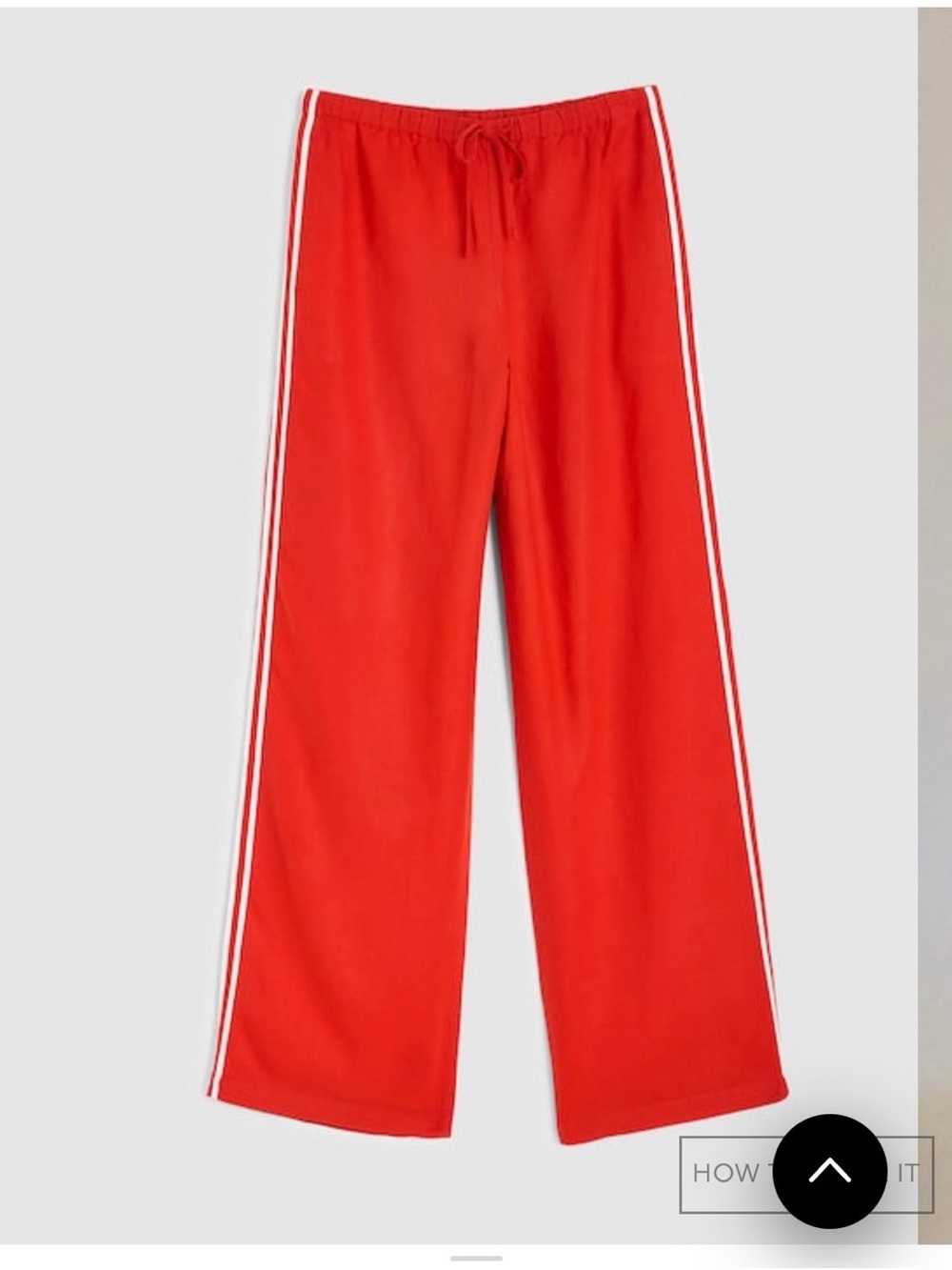 ISO Madewell Linen Pull On Pants - Poppy - XS